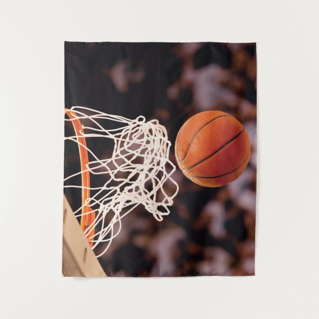 Basketballwertung Wandteppich (Vorderseite)