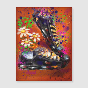 Baskets et marguerites Impressionniste Magnet Oran