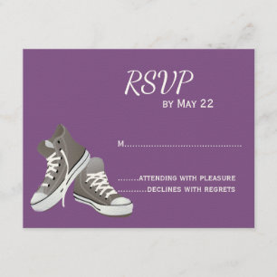 Baskets violets RSVP