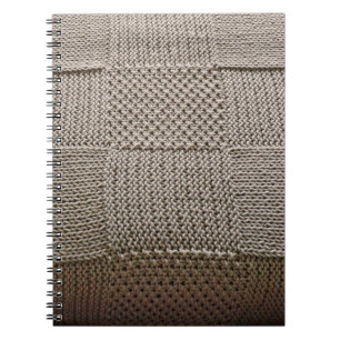Basketweave Patchwork Strick von Shirley Taylor Notizblock