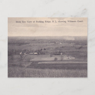 Basking Ridge NJ, Luftansicht, Vintage Postkarte