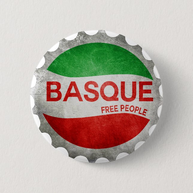 Baskisch Bayonne Euskadi Button (Vorderseite)