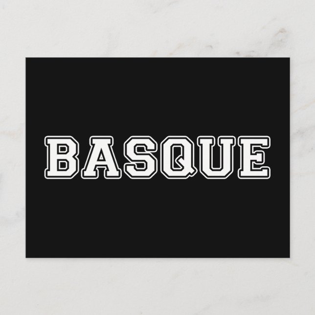 Baskisch Postkarte (Vorderseite)