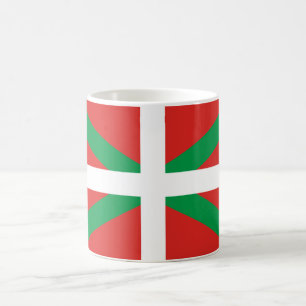 Baskische Flaggen-Tasse Kaffeetasse