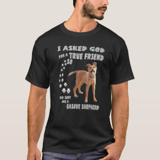 Baskischer Schäferhund Sprichwort Mama Vater Kostü T-Shirt