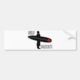 Baskischer Surfer Biarritz Autoaufkleber