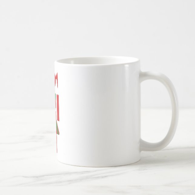 Baskisches Mädchen Fahne Euskadi Bayonne Kaffeetasse (Rechts)