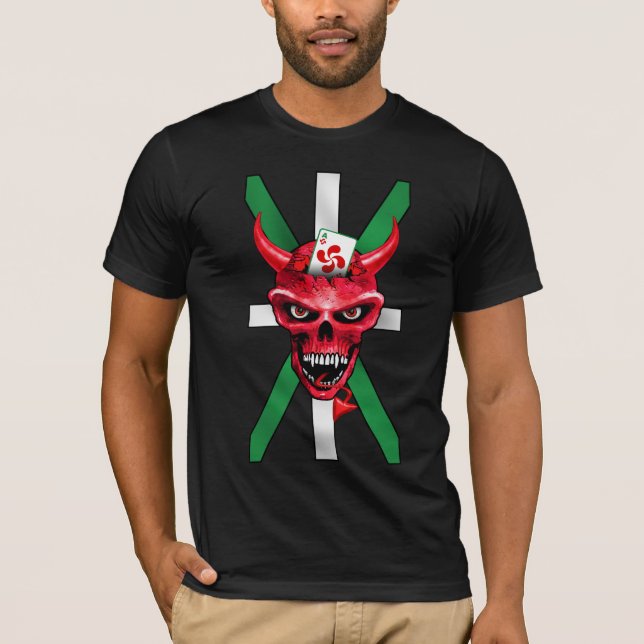 Baskisches Poker-Shirt T-Shirt (Vorderseite)