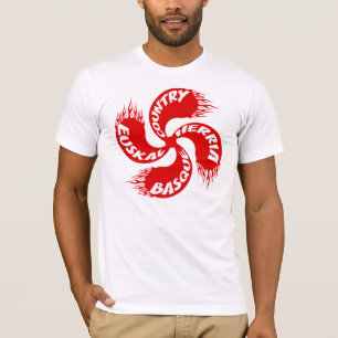 Baskisches queres loderndes Shirt