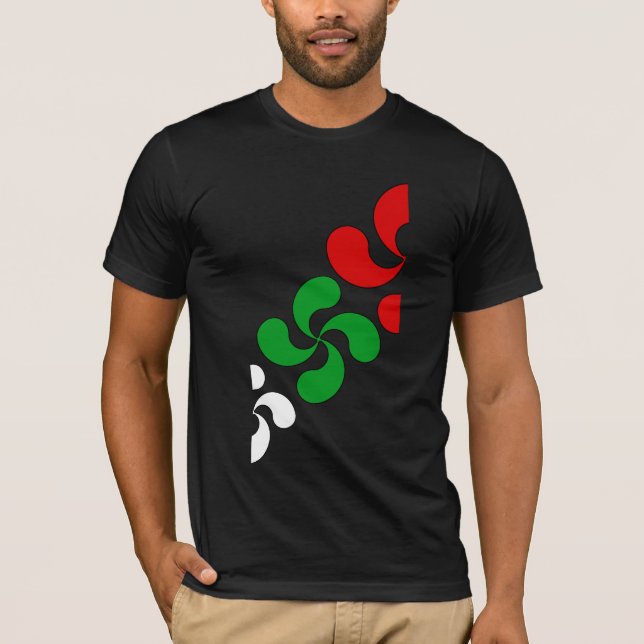 Baskisches QuerShirt T-Shirt (Vorderseite)