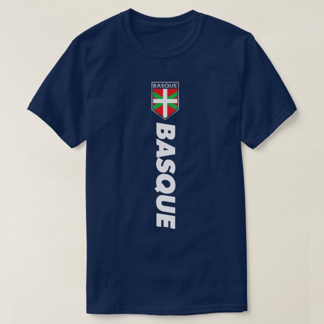 Baskisches Spanien Sieger Baskischer Fußball Jerse T-Shirt (Design vorne)