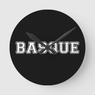 Basque Runde Wanduhr