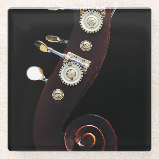 Bass-2-Küste Glasuntersetzer (Vorderseite)