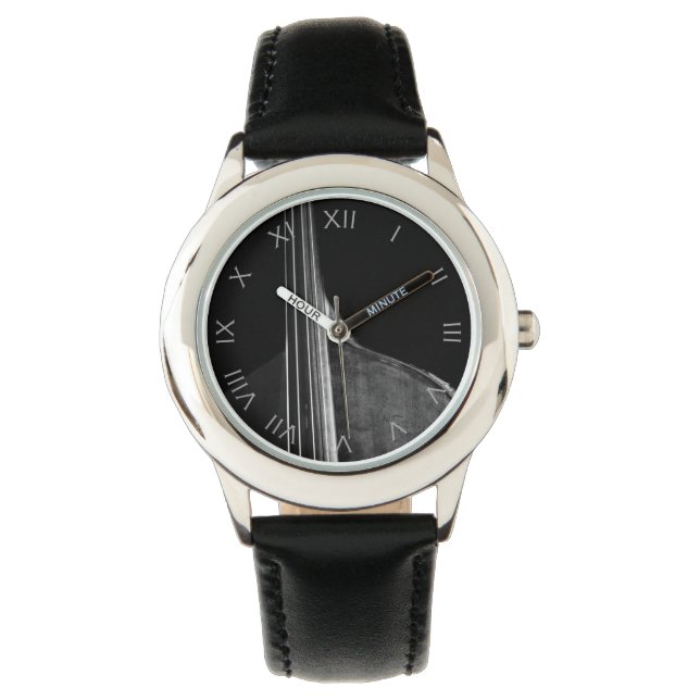 Bass 5 Graue römische Zahlen wacnm Armbanduhr (Vorderseite)