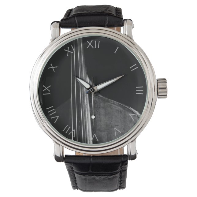 Bass 5 Gray Roman Numbers wacna Armbanduhr (Vorderseite)