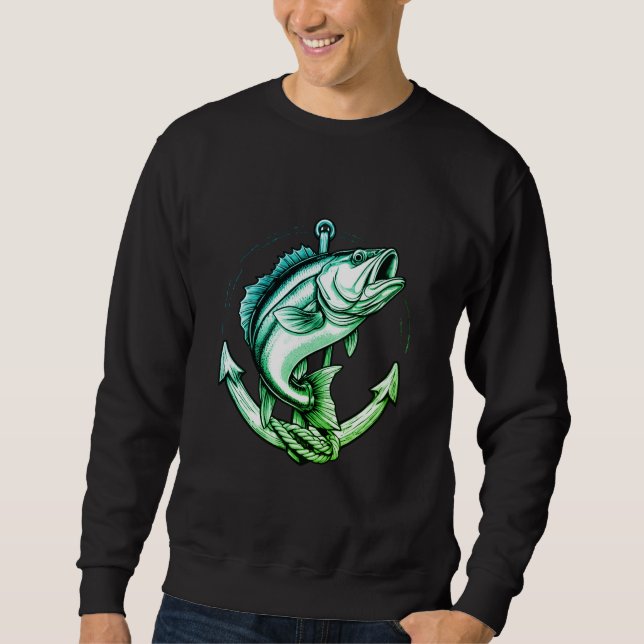 Bass and Anchor Sweatshirt (Vorderseite)
