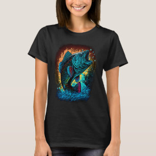 Bass-Angler-Turnier Schwarzbarsch-Fischfänger 2 T-Shirt