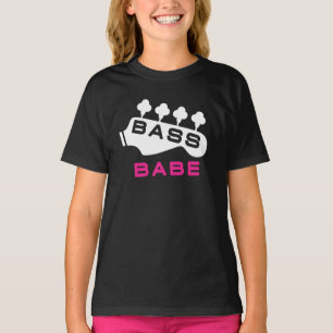 Bass Babe Geschenk für Bassiste Girl T-Shirt