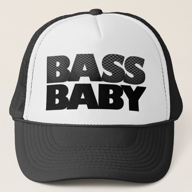 Bass-Baby-Fernlastfahrer-Kappe Truckerkappe (Vorderseite)