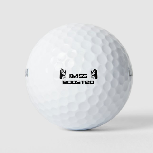 Bass Boosted Lautsprecher Golfball (Vorderseite)