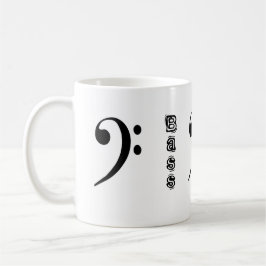Bass Boss Bass Clef Mug