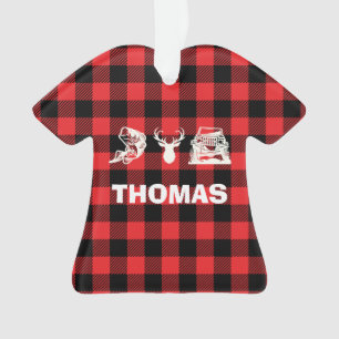 Bass Bucks personnalisés Camions Pêche Red Plaid
