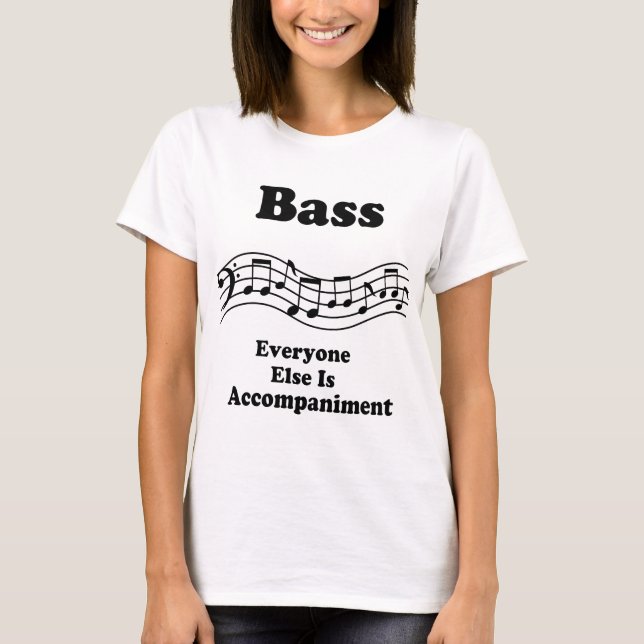 Bass-Chor-Geschenk T-Shirt (Vorderseite)