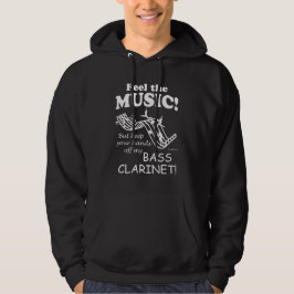 Bass Clarinet fühlen das Musical Hoodie