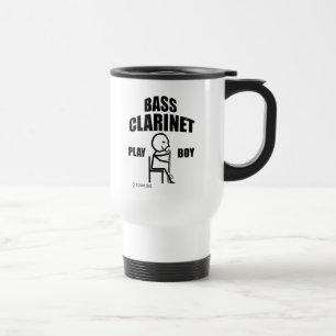 Bass Clarinet Jouer Garçon Voyage Mug