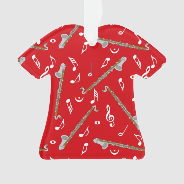 Bass Clarinet Music Note Motif (devant)