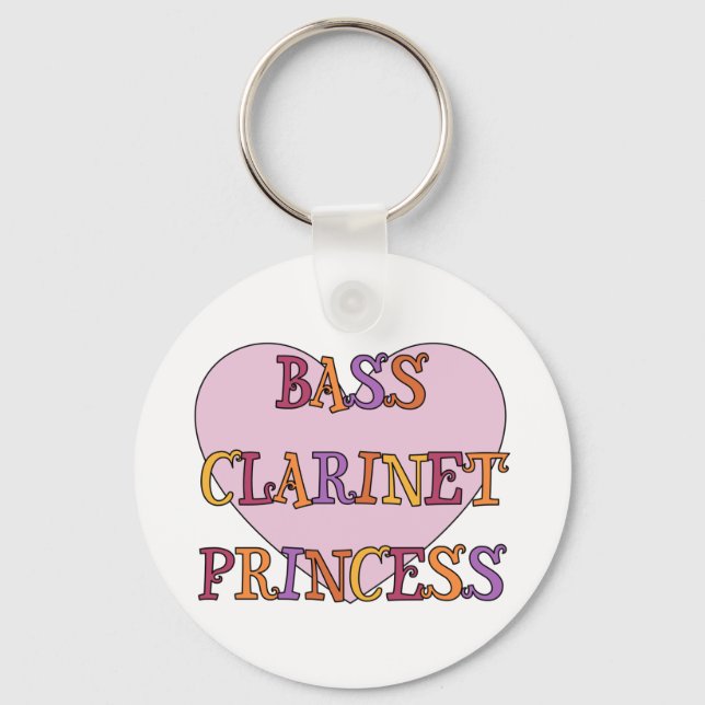 Bass Clarinet Princess Schlüsselanhänger (Vorderseite)