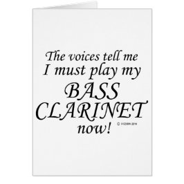 Bass Clarinet Voices dit qu'il faut jouer