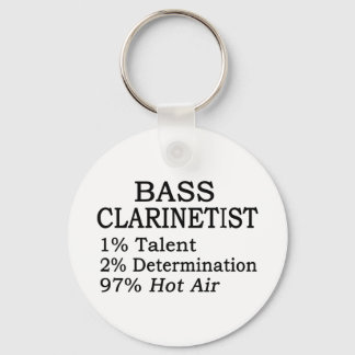 Bass Clarinetist Hot Air Schlüsselanhänger