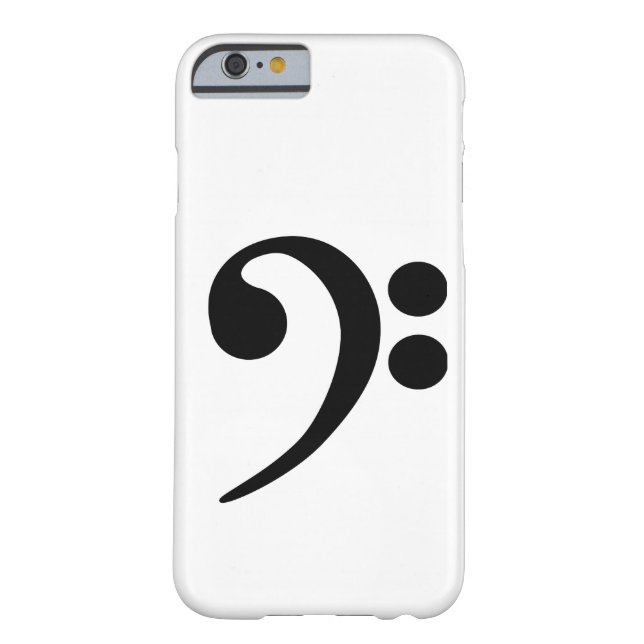 Bass Clef Case-Mate iPhone Hülle (Rückseite)
