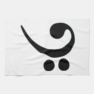 Bass Clef Handtuch