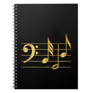 Bass clef notizblock