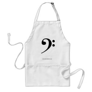 Bass Clef Schürze