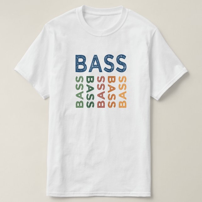 Bass Colorful T-Shirt (Design vorne)