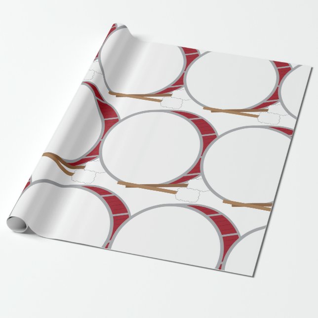 Bass Drum Geschenkpapier (Ungerollt)