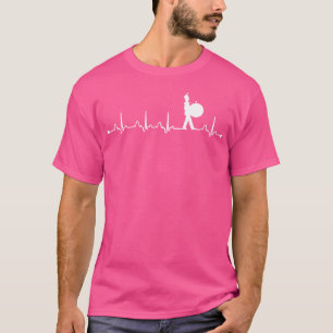 Bass Drum Heartbeat Ekg Puls für Bass Drummer T-Shirt