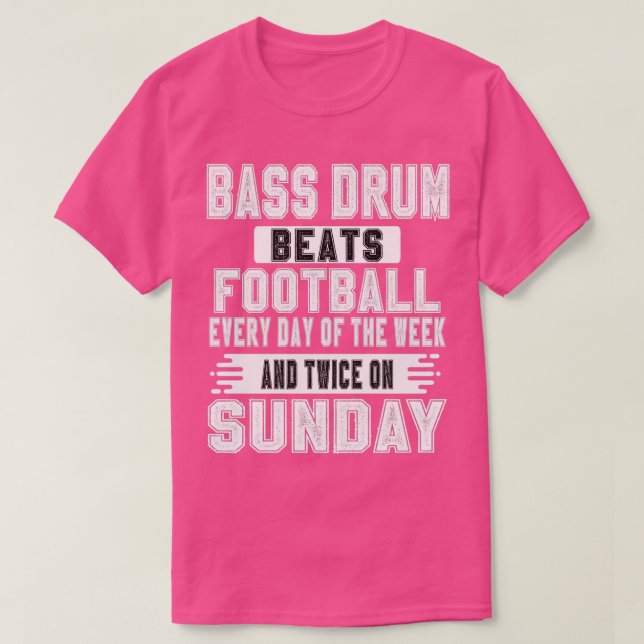 Bass Drum Music Marching Band Bass Drums  T-Shirt (Design vorne)
