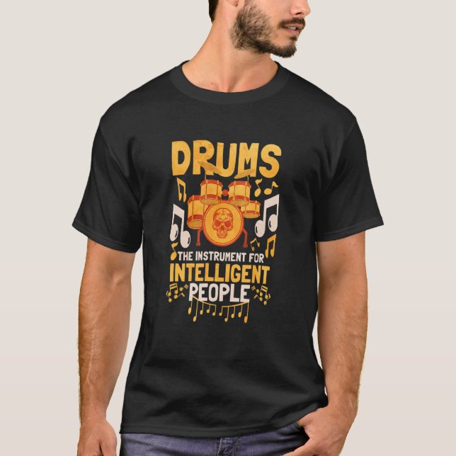 Bass Drum Set Cool Drummer Kit 2 T-Shirt (Vorderseite)