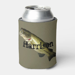 Bass-Fisch-personalisierte Gewohnheit kann cooler Dosenkühler