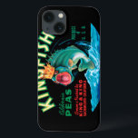 Bass-Fische, die eine Krone auf einem schwarzen Case-Mate iPhone Hülle<br><div class="desc">Dieser Vintage Kistenaufkleber eines Bass-Fisches,  der eine Krone auf einem schwarzen Hintergrund trägt,  gefällt jedem Vintagen Kunstliebhaber. Es ist eine Anzeige für Königsfisch-Erbsen. Die Farben sind sehr klar und scharf. Wählen Sie dieses artprint auf Ihrem Produkt heute.</div>