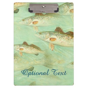 Bass Fish Muster Klemmbrett