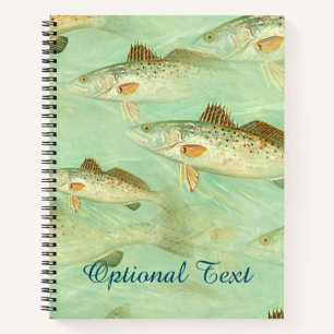 Bass Fish Muster Notizbuch