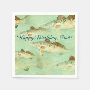 Bass Fish Muster Serviette