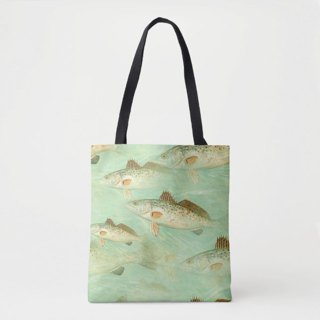 Bass Fish Muster Tasche (Vorderseite)