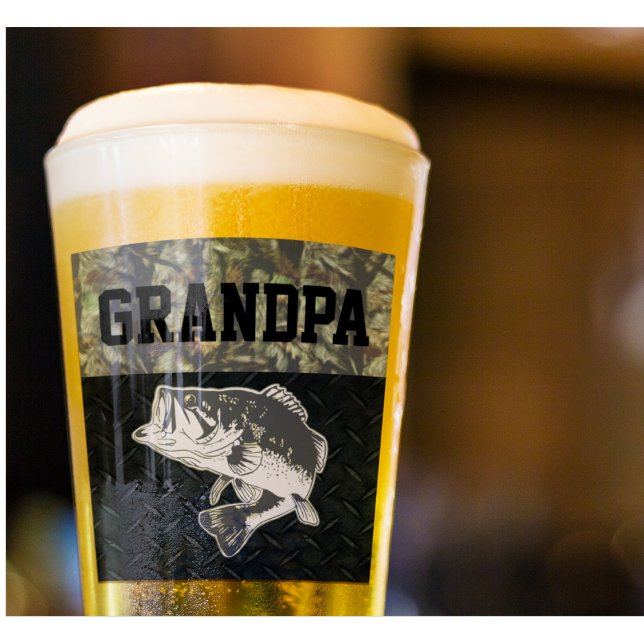 Bass Fishing Camouflage Opa Außensportarten Glas (Von Creator hochgeladen)