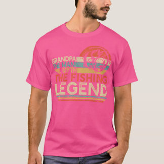 Bass Fishing Opa Der Mensch Der Mythos der Legende T-Shirt